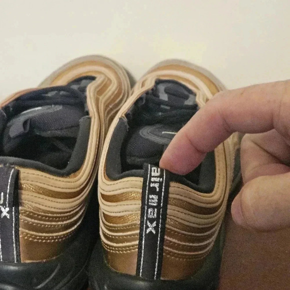 Women's Nike Air Max 97Copper Size 9 Metallic RedBronze/Oil Grey CT1176-900 - Picture 9 of 12